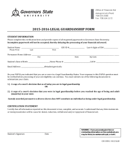 Legal Guardianship Form