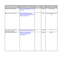 Private Scholarships