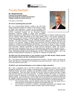 Get to Know Dr. Rupert Evans