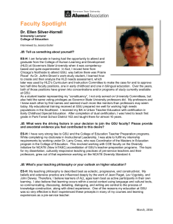 Get to Know Dr. Ellen Silver-Horrell