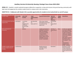 AY 2015-16 Objectives