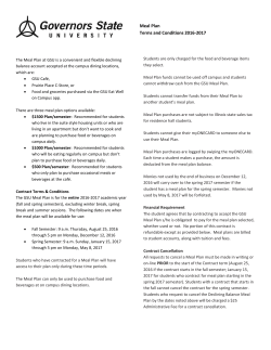 2016-2017 Terms &amp; Conditions