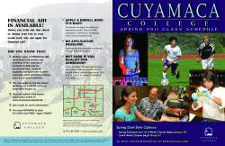 Schedule Spr2011 complete