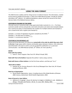 AMA Help from the American Journal of Public Health