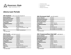 Library Loan Periods