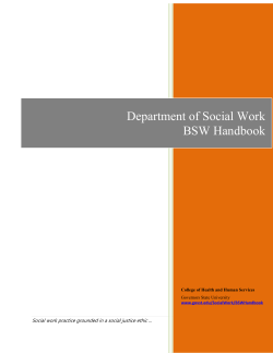 BSW Handbook