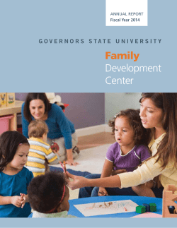 2014 FDC Early Head Start Annual Report