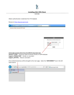 Connect Using Cisco VPN Client Windows
