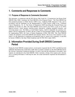 Public Comment Period