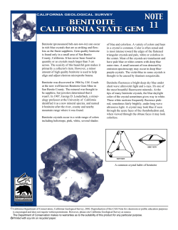California State Gem - Benitoite