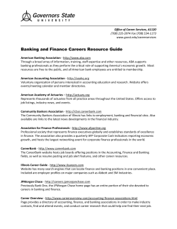 Banking and Finance&nbsp;
