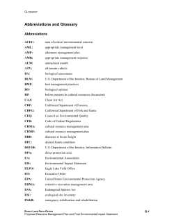Abbreviations and Glossary