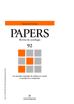 Papers. Revista de Sociologia 92: 227-245