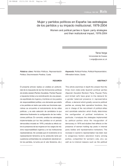 Revista Espa ola de Investigaciones Sociol gicas 115: 165-196