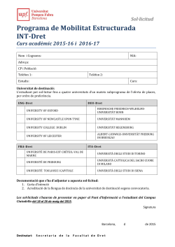 Impr&egrave;s de sol&middot;licitud