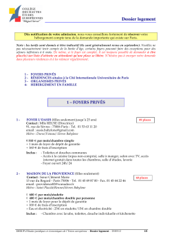 INFORMACI&Oacute; D'ALLOTJAMENT