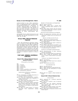 43 CFR 3600