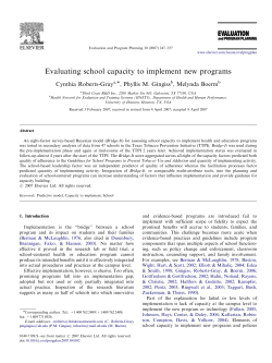 EPP CRG School Capacity paper