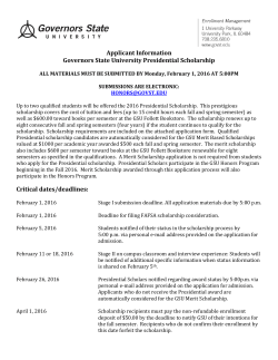 Applicant information sheet