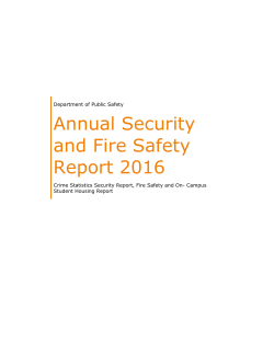Annual Safety and Fire Report 2015