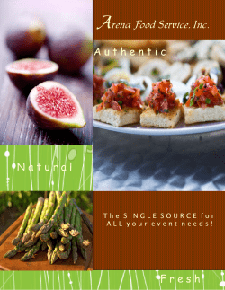 GSU/ARENA Catering Guide