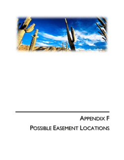 Appendix F - Possible Easements for Public Access