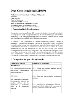 Derecho Constitucional