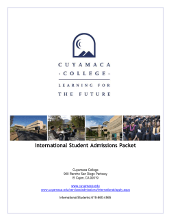 International Student Application