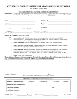 Download Petition - General