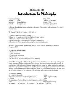 Syllabus