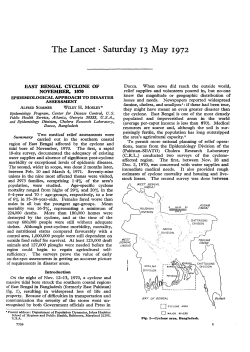 A Classic Paper in Disaster Epidemiology