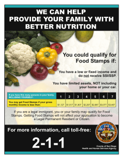 Food Stamp Qualifications
