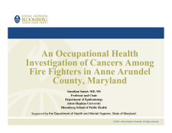 Appendix C--Firefighter Presentation