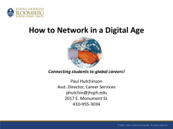 How to Network in a Digital Age