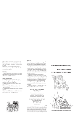 Lost Valley Fish Hatchery Area Brochure