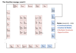 Careers Fair 2014 The Overline Lounge Floor Plan [PDF 206.52KB]