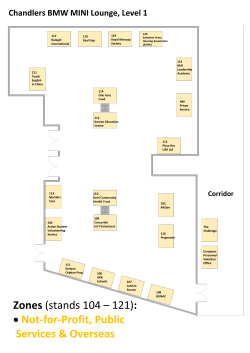 Careers Fair 2014 Chandlers BMW MINI Lounge Floor Plan [PDF 197.59KB]