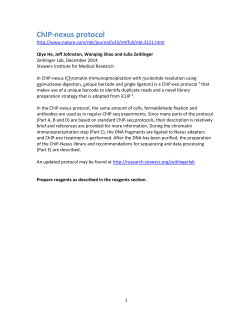 Download the PDF - ChIP-nexus