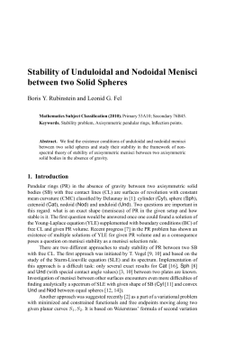"Stability of Unduloidal and Nodoidal Menisci between Two Solid Spheres",