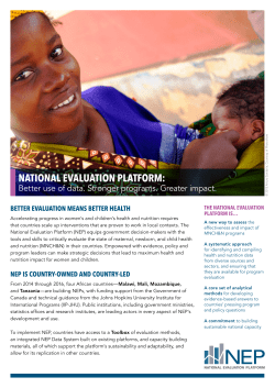 NEP Brochure