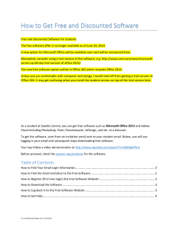 Free Microsoft Applications 2013