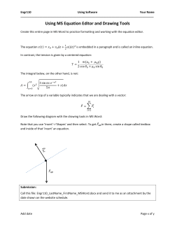 Assignment 2 (Software)