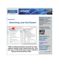 Advanced Search Options