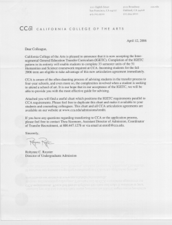 California College of the Arts University Guide