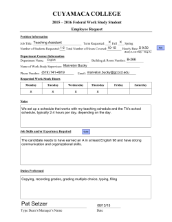 Teaching Assistant