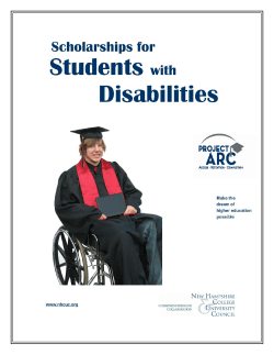 Disabled Students Scholarship Guide