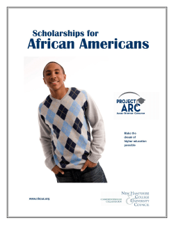 African American Scholarship Guide