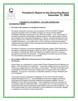 Link to December's Report