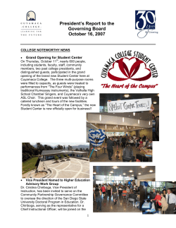 Link to October Report