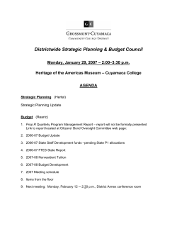 Agendas